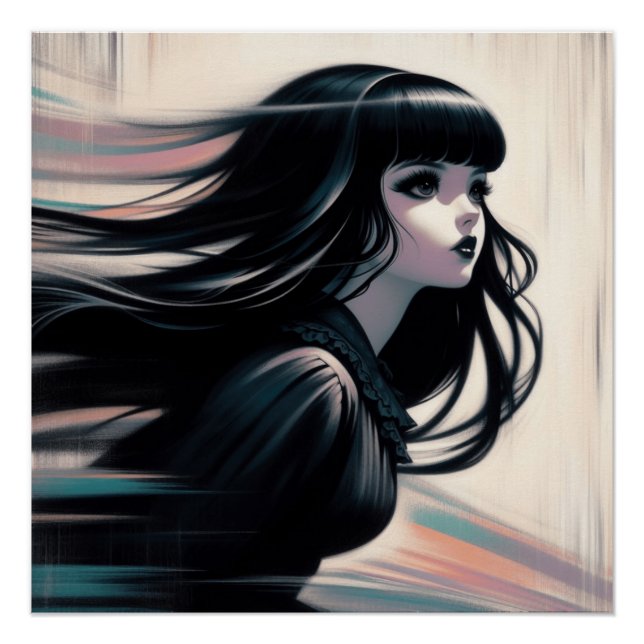 Póster Correndo ao Longo do Tempo (Frente)