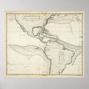 Póster Corrente de Oceano Atlântico