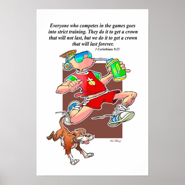 Póster Correr A Boa Corrida (Frente)