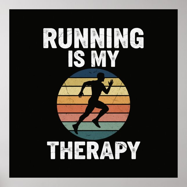 Poster Correr É Minha Terapia (Frente)