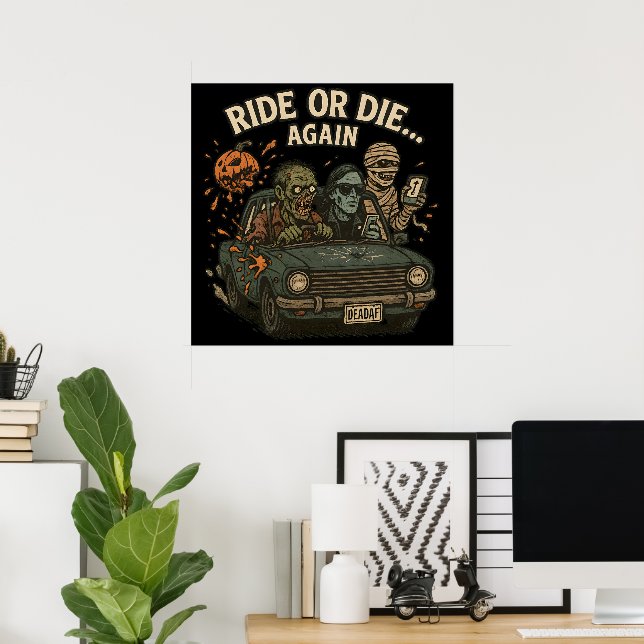 Poster Correr ou Morrer Novamente - Víblias da Tripulação (Escritório em casa)