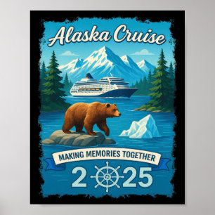 Poster Correspondência de Família Amigos E Grupo Alaskan