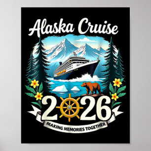 Poster Correspondência de Família Amigos e Grupo Alaskan