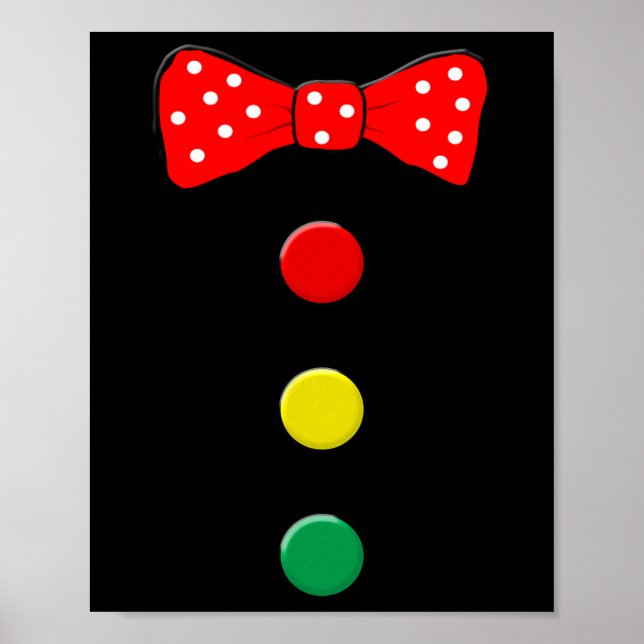 Poster Correspondência de Palhaço de Diversão de Fumeira  (Frente)
