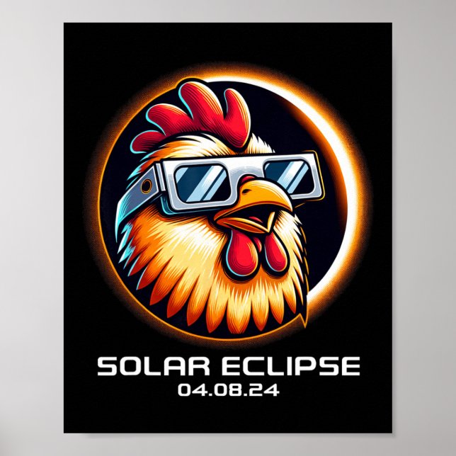Poster Correspondência de Totalidade de Frango Solar Ecli (Frente)