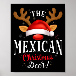 Poster Correspondência Familiar de Veados de Natal Mexica