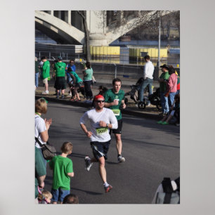 Poster Corrida de 7 k Lucky