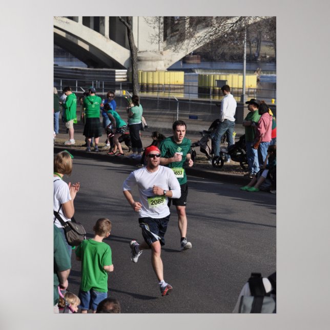 Poster Corrida de 7 k Lucky (Frente)