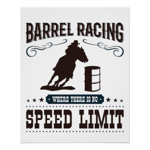 Póster Corrida De Cano Sem Limite De Velocidade