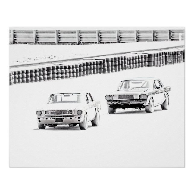 Póster Corrida de Cavalo (Frente)