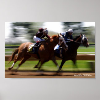 Poster Corrida de cavalos (Poster)