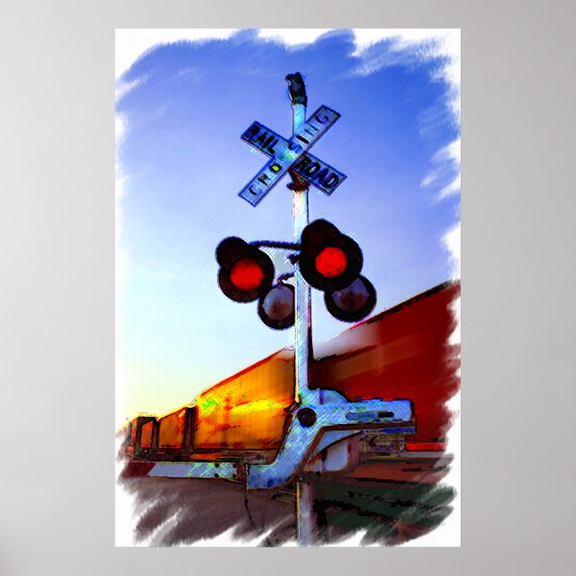 Póster Corrida de Comboio Através da Cidade (Frente)