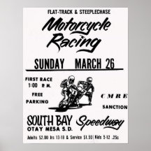 Corrida de motocicleta em South Bay Speedway Otay