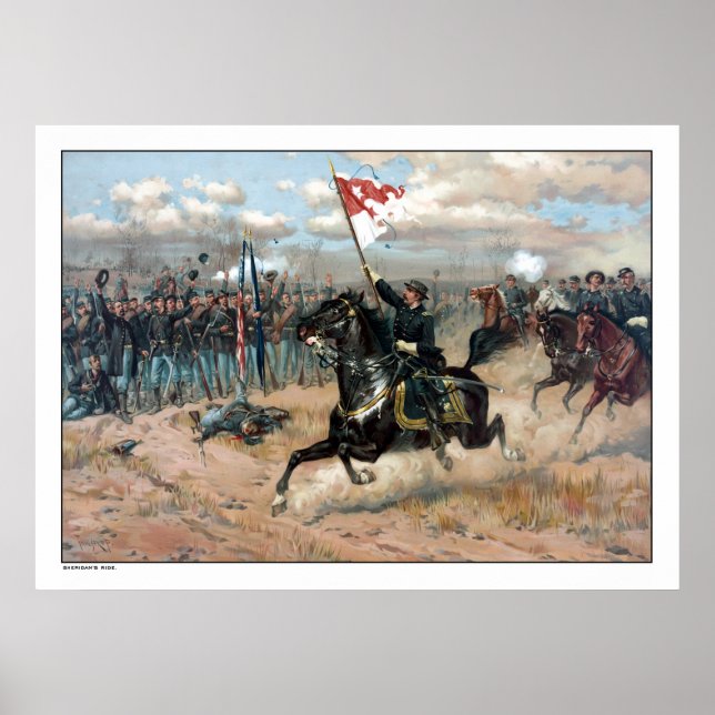 Poster Corrida de Sheridan - Guerra Civil (Frente)