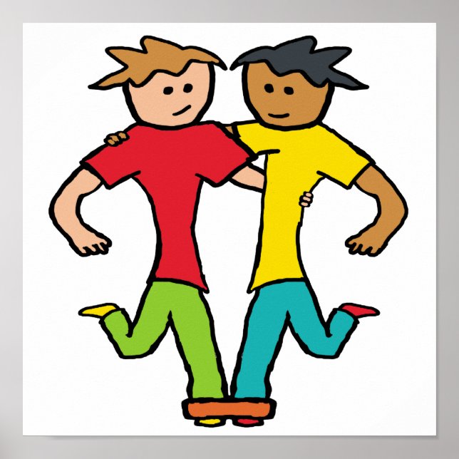 Poster Corrida de três pernas (Frente)