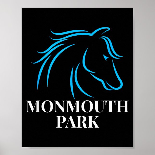 Poster Corridas de Cavalos Monmouth Park Oceanrt Nova Jer (Frente)