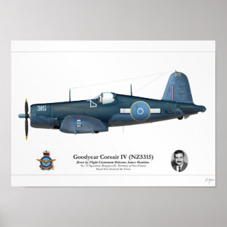 Póster Corsair IV (Osborne Hawkins)