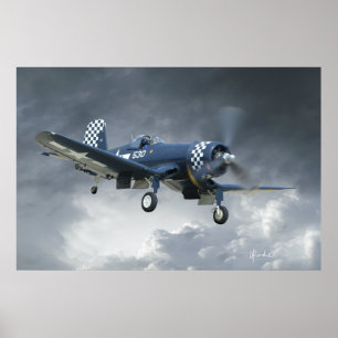 Poster Corsário de F4U