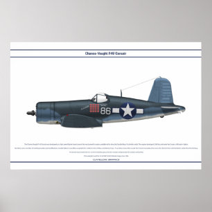 Póster Corsário EUA VMF-214 2