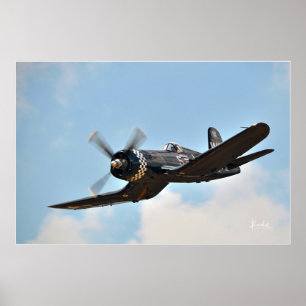 Póster Corsário GullWing de F4U