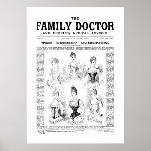 Poster Corset The Family Doctor Dec 21 1889