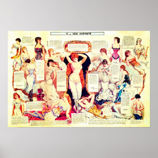 Poster Corset vitoriano (Frente)