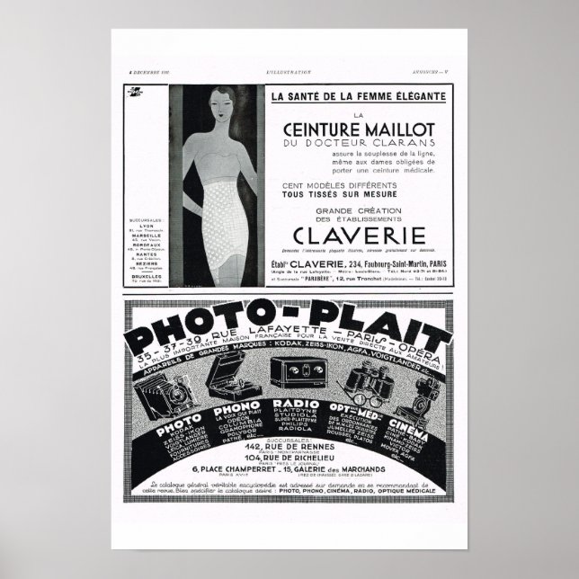 Póster Corsets, foto-encaixe (Frente)