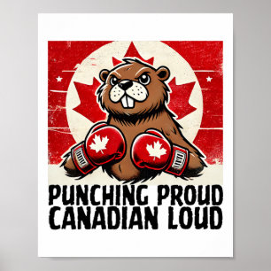 Poster Corta o Canadá Contra Tarifas Canadianas Beaver B