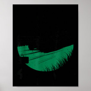 Poster Cortador de grama de giro zero Nós andamos ao aman