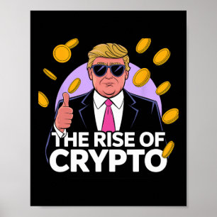 Poster Cortar O Aumento Da Trumagem De Bitamola Crypto Pa