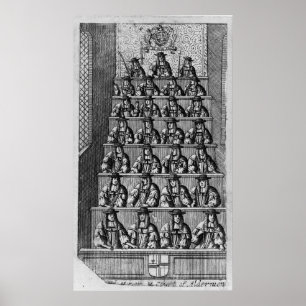 Póster Corte dos vereadores, c.1690