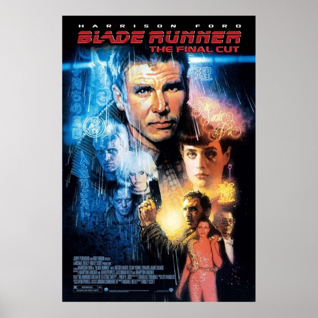 Poster Corte Final do BladeRunner (Frente)