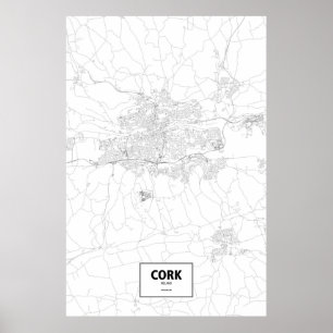 Póster Cortiça, Ireland (preto no branco)