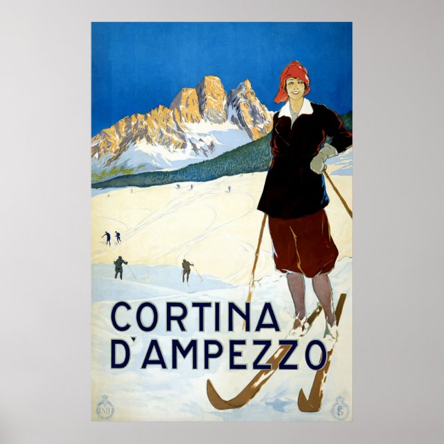 Poster Cortina D'ampezzo (Frente)