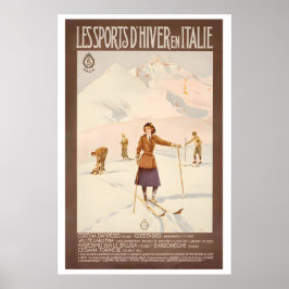 Poster Cortina D'Ampezzo Val Gardena Bardonecchia