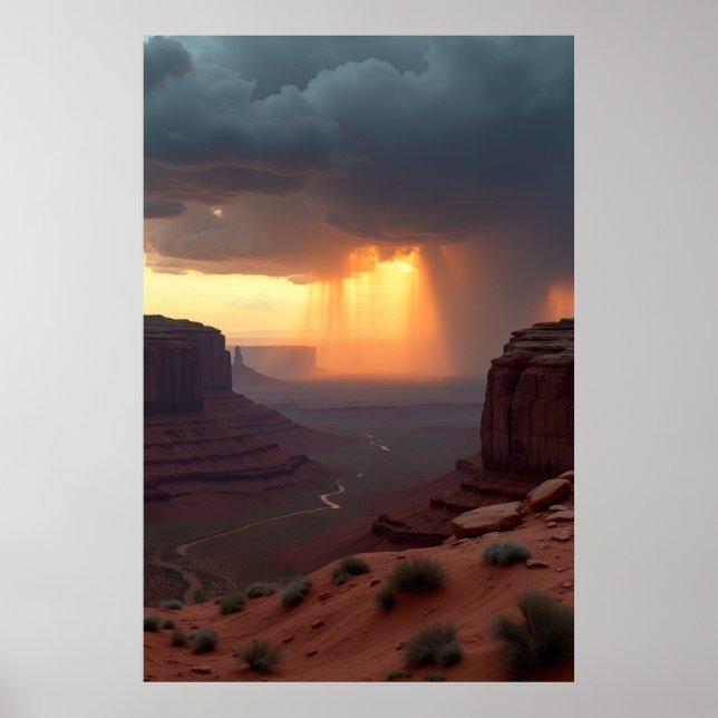 Poster Cortinas de Luz (Frente)