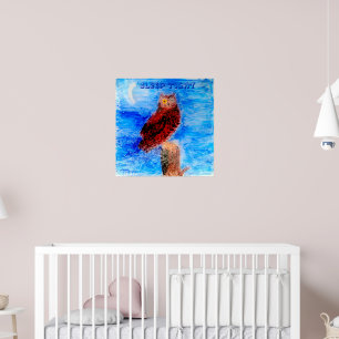 Poster Coruja Apertada de Pássaro