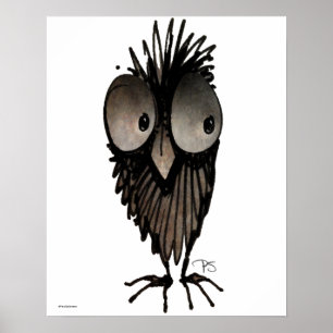 Poster Coruja engraçada
