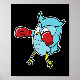 Poster Coruja faz boxing