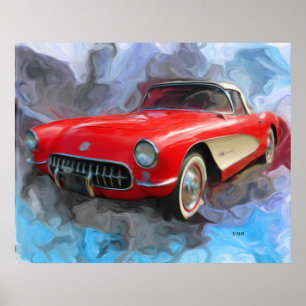 Poster Corveta 1957