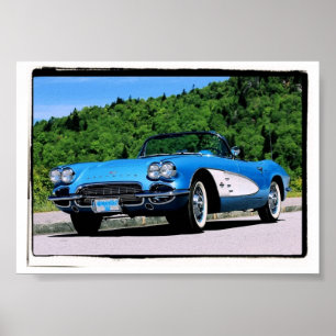 Poster Corvette 1961
