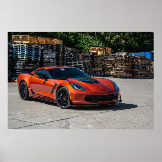 Poster Corvette C7 Z06