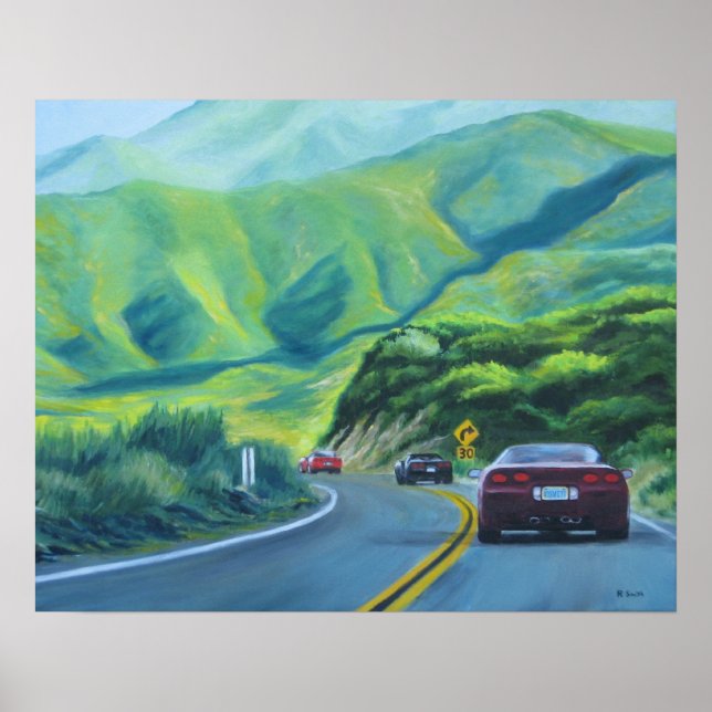 Póster Corvette Caravan (Frente)