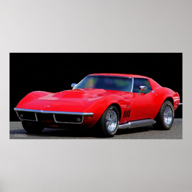 PÓSTER CORVETTE: O CARRO ESPORTIVO AMERICANO (Frente)