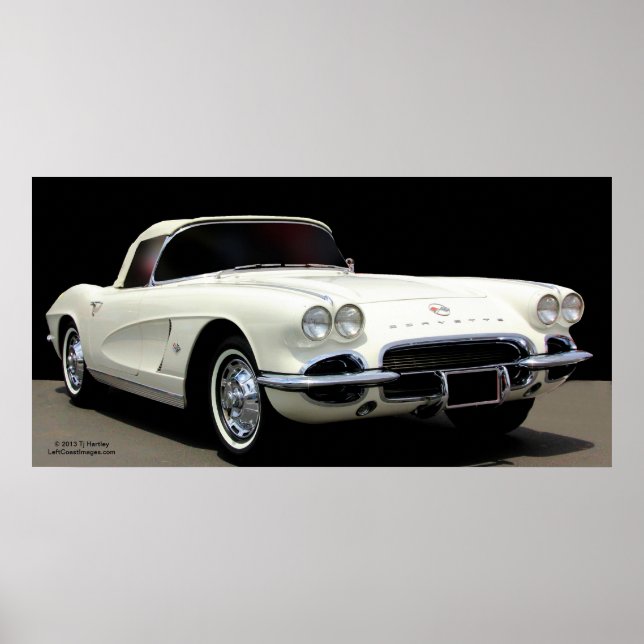PÓSTER CORVETTE: O CARRO ESPORTIVO AMERICANO (Frente)