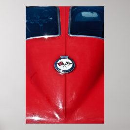 Póster Corvette Sting Ray 1963