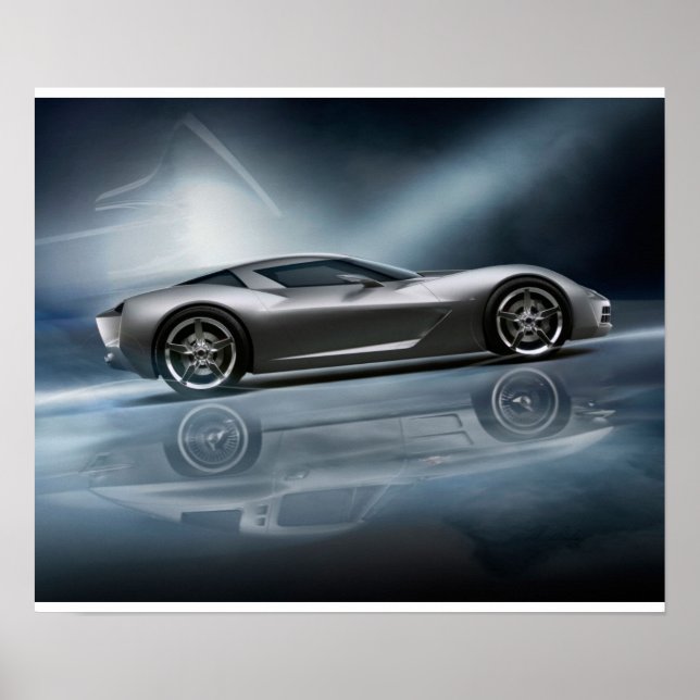 Póster Corvette Stingray Concept (Frente)
