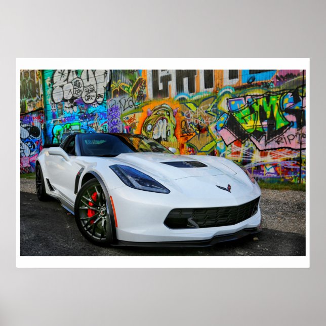 Póster Corvette Z06 2015 (Frente)