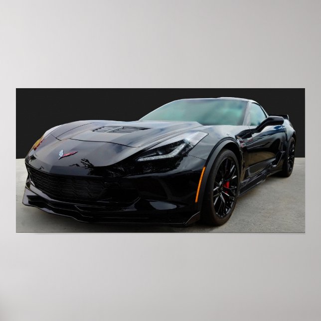 PÓSTER CORVETTE ZO6 2017 (Frente)