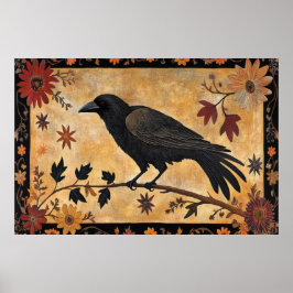 Poster Corvo de Outono